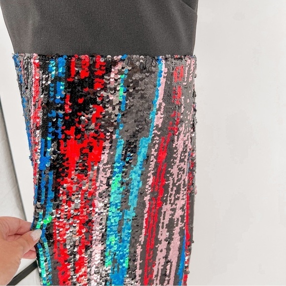 Dress the Population Cap Sleeve Plunge Dress - Picture 7 of 10